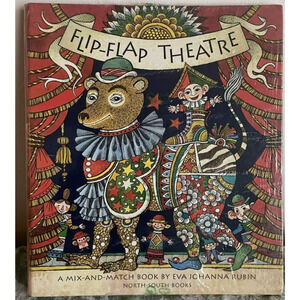 Picture book FLIP-FLAP THEATER Pop-up Super Rare Moveable Flap Book